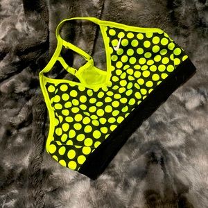Nike neon Sports bra
